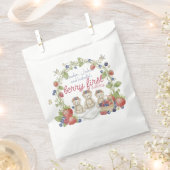 Triplets Berry First Birthday Party Bedankzakje (Geknipt)