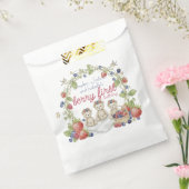 Triplets Berry First Birthday Party Bedankzakje (Gezegeld)