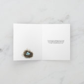 Triplets Eggs in Nest Baby shower Bedankt (Binnen)