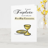 Triplets First Community Gold Chalice, Paten Kaart (Gele Bloem)