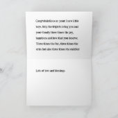 Triplets Gefeliciteerd Kaart, 3 triplet jongens, Bedankkaart (Binnen)