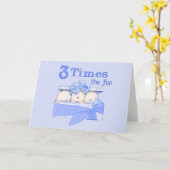 Triplets Kaart (Gele Bloem)