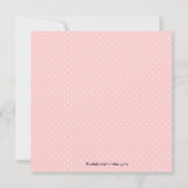 TRIPLETS Mam & Baby Bird Baby shower Invitation Kaart (Achterkant)