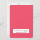 Triplets Mama Bird Flying Baby shower Kaart (Achterkant)