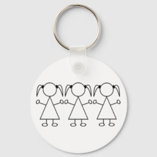 Triplets Sleutelhanger - Meisjes
