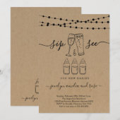 Triplets Sp & See Bubbles & Brews Kaart (Voorkant / Achterkant)