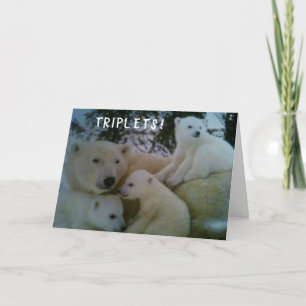 *** TRIPLETTEN*** ZIJN DRIEVOUDIG VAN ALLES! GEFEL KAART