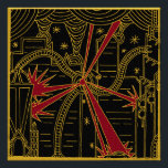 Tripod aanvallen Art Deco-Poster Poster<br><div class="desc">Oorlog van de Wereld geïntegreerd met een grote kunstbeweging!</div>