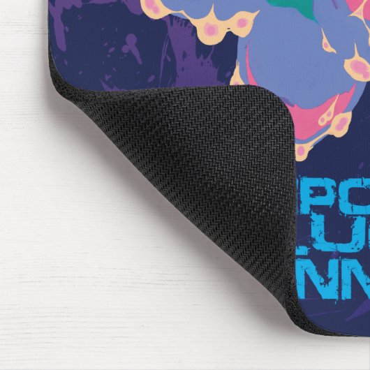 "TRIPOD SLUG BUNNY"mousepad Muismat (Hoek)