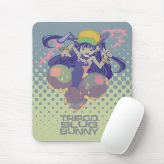 "TRIPOD SLUG BUNNY"mousepad Muismat (Met muis)