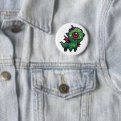 Tripod The Misfit Monster Button – Quirky One-Eye (In situ)