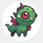 Tripod The Misfit Monster Sticker – Quirky One-Eye (Voorkant)