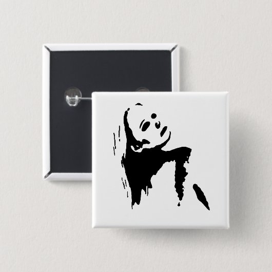 Tripod Vierkante Button 5,1 Cm (Voorkant /achterkant)