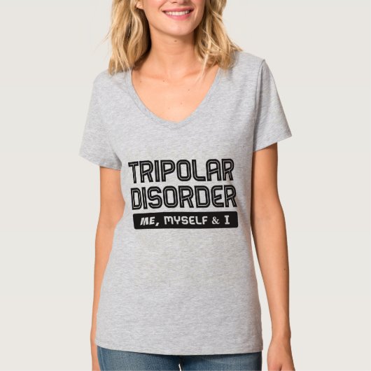 Tripolair - Ik, mezelf en ik T-shirt (Voorkant)