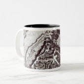 Tripoli, c.1550 | tweekleurige koffiemok (Voorkant links)