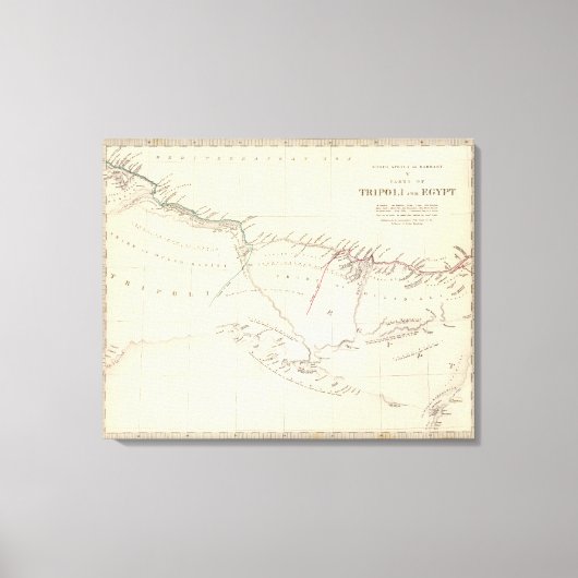 Tripoli, Egypte Canvas Afdruk (Voorkant)