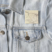 Tripoli, Egypte Vierkante Button 5,1 Cm (In situ)
