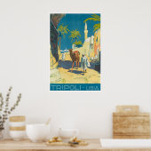 Tripoli Kunst Libië Reisposter Midden-Oosten Poster (Keuken)