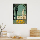 Tripoli Libië Poster Midden-Oosterse Reis Kunstpri (Keuken)