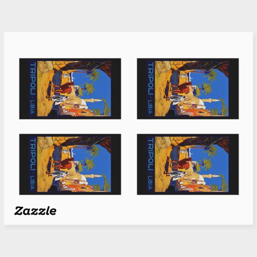 Tripoli - Libië Rechthoekige Sticker (Vel)