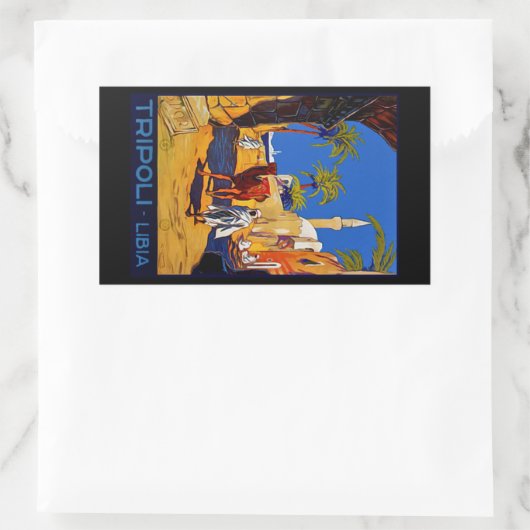 Tripoli - Libië Rechthoekige Sticker (Tas)