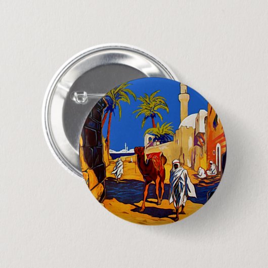 Tripoli - Libië Ronde Button 5,7 Cm (Voorkant /achterkant)