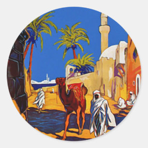Tripoli - Libië Ronde Sticker