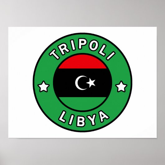 Tripoli Libya Poster (Voorkant)