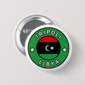 Tripoli Libya Ronde Button 5,7 Cm (Voorkant /achterkant)