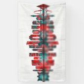 Tripoli Libya Skyline Spandoek (Verticaal)