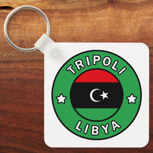 Tripoli Libya Sleutelhanger (Voorkant)