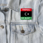 TRIPOLI OF STOF VIERKANTE BUTTON 5,1 CM (In situ)