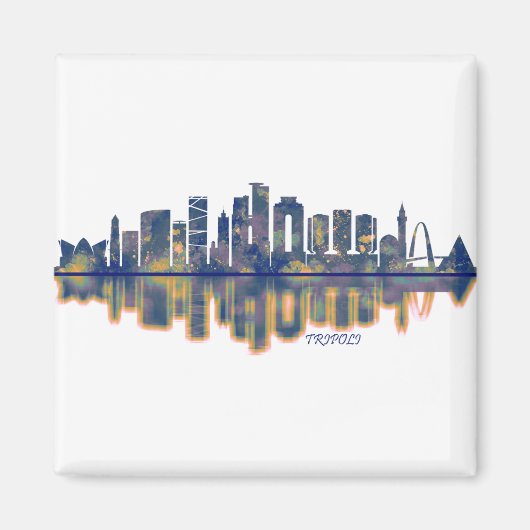 Tripoli Skyline Magneet (Voorkant)