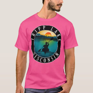 Tripp Lake Wisconsin Kayaking T-shirt