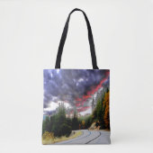 Trippelen langs de bergweg..... tote bag (Voorkant)