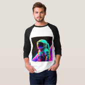 Trippen in de ruimte t-shirt (Voorkant volledig)