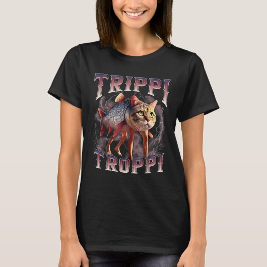 Trippi Troppi - Italiaanse brainrot meme kat T-shirt (Voorkant)