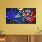 Trippin Balls 40x21 Canvasprint Canvas Afdruk (Insitu (Woonkamer))