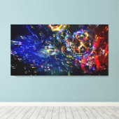 Trippin Balls 40x21 Canvasprint Canvas Afdruk (Insitu (Houten vloer))