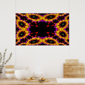 Trippin Kaleidoscope2 Poster (Keuken)