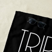 Trippin' met de meisjes gepersonaliseerd strandlaken (In situ)