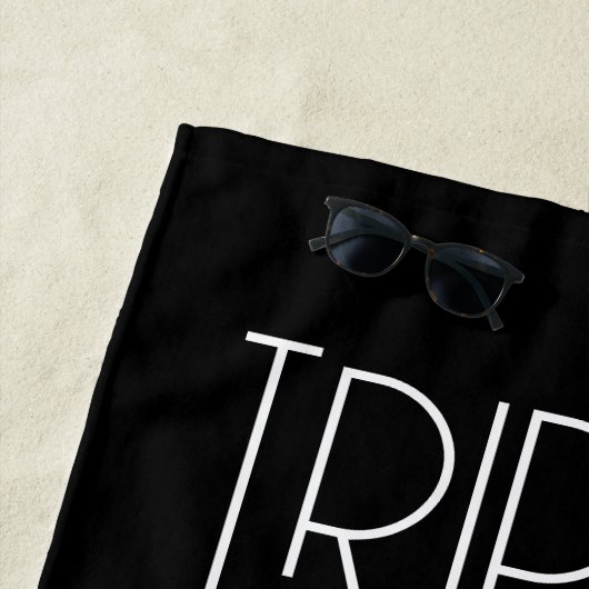 Trippin' met de meisjes gepersonaliseerd strandlaken (In situ)