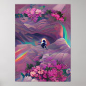 Tripping Balls Art - Astronaut Obstacles Poster (Voorkant)