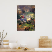 Tripping Balls Art - Fairy Lands Poster (Keuken)