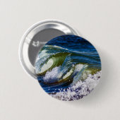 Tripple Wave Ronde Button 5,7 Cm (Voorkant /achterkant)