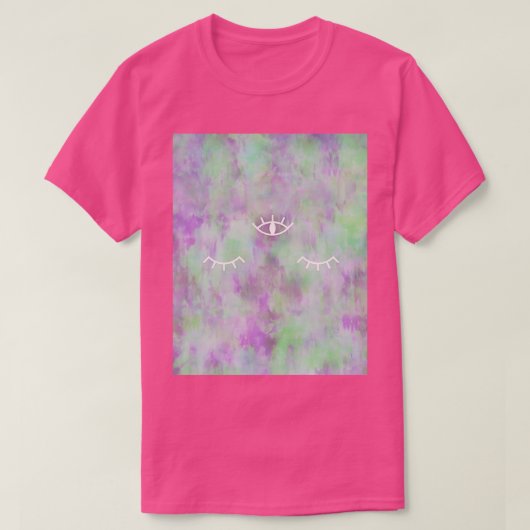 Trippy 3e oogkleurstof t-shirt (Design voorkant)