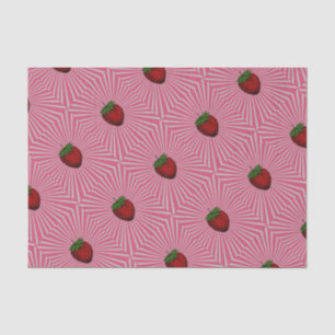 Trippy Aardbeien Tissue Paper Tissuepapier
