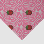 Trippy Aardbeien Tissue Paper Tissuepapier (Detail)