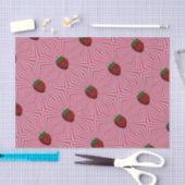 Trippy Aardbeien Tissue Paper Tissuepapier (Craft)