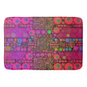 Trippy Abstract Leopard Badmat (Voorkant)